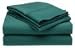 Pike Street Microfiber Solid Twin Sheet Set, Hunter Green