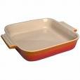 Le Creuset Stoneware Square Dish, Volcanic, 23 cm