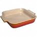 Le Creuset Stoneware Square Dish, Volcanic, 23 cm