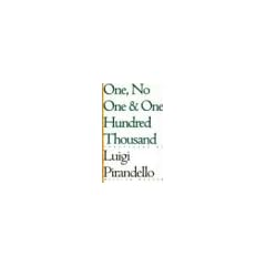 One, No One, and One Hundred Thousand (Eridanos Library)