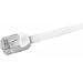 CABLES UNLIMITED 50 Feet Flat CAT5E Cable ( White )