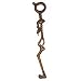 Wood walking stick, 'Senufu Man' Image