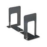 UNIVERSAL PRODUCTS / Jumbo deluxe metal bookends, nonskid padded base, black enamel / UNV54095 / Sold as 1 Pair (2) / Mfr Part # 54095 \*/ Jumbo deluxe metal bookends, nonskid padded base, black ename