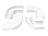 Raceway Flat Elbow 13/4IN IVORY90 Degree 4 Per Bag