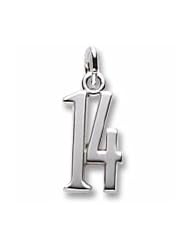 Number 14 Charm