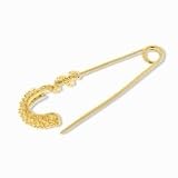 BlingJewelryGoldVermeilCZPaveSafetyPinBrooch[Jewelry]
