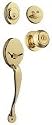 Weiser Lock #A9470AP3V 6LR1R2 BRT Brass Handleset