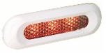 ATTWOOD WHITE BEZEL OBLONG LED COURTESY LIGHTLens: White