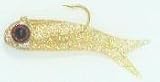 D.O.A. TZBB8-313 TerrorEyz Body -- Near Clear/Gold Glitter