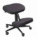 Jobri - F1425 - Deluxe Adjustable Office Kneeling Chair - Black - Adjustable Height