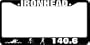 IRONMAN 140.6 License Plate Frame