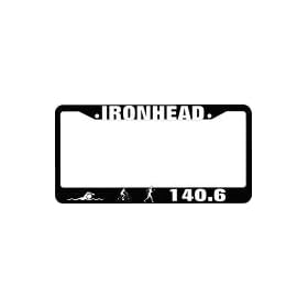 IRONMAN 140.6 License Plate Frame
