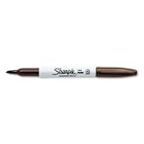 Sharpie  Permanent Marker, 1.0mm Fine Tip, Brown Ink (SAN30007) Category: Permanent Markers