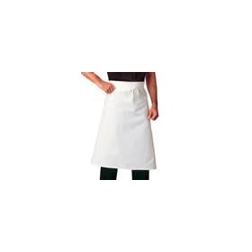 White Basic Bar Apron