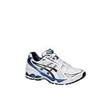 ASICS Men's GEL-Kayano 14 Size: 9, Width: 2E, Color: White/Blue