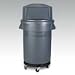 Brute Trash Container Lid, Dome Top, fits RUB2632 32 Gallon Container, Gray RUB263788GRAY