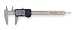 Westward 2YNC6 Electronic Caliper, Fractional, Poly, 6 In