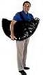 Needak Rebounder - Folding Soft Bounce Traditional Black Trampoline