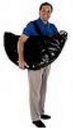 Needak Rebounder - Folding Soft Bounce Traditional Black Trampoline