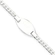 Sterling Silver Baby ID Bracelet - 6 inch