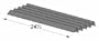 Music City Metals 92451 Porcelain Steel Heat Plate Replacement for Select Kenmore and Weber Gas Grill Models