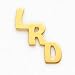 14k Initial Cutout Personalized Tie Tac