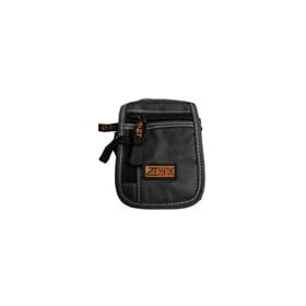 Zippered Nylon Digital Camera Bag (Gray) for Toshiba camera by CellularFactory