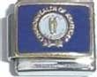 Clearly Charming Kentucky State Flag Italian Charm Bracelet Link