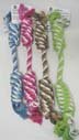 Heavy Double Twist Rope Dog Toy, 19″ Assorted