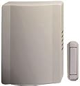 Heath Zenith SL-6505-B Traditional Décor Series Wireless Mechanical Chime, White