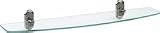 Alno Aspen Series 18 Glass Shelf in Rust