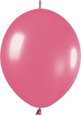6 Link-o-Loons Delux Fuchsia (Pack 25) Balloons