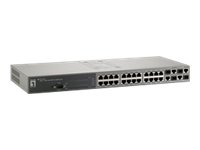 LEVEL ONE FGL-2870 24 Port Fast Ethernet + 4 Gigabit Ethernet Combo SFP L2 SNMP Switch Preisvergleich