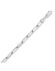 Oxidized Oblong Link Chain