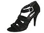 Pour La Victoire Erica | Women's Dress Sandals Black Waxy Distressed Leather