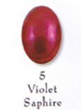 Review Nail Polish  / Mirage Nail Polish Violet Saphire 5