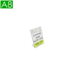 A8 literature holder - portrait - LHBA8P - Pack of 20