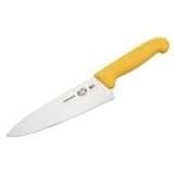 R H. Forschner by Victorinox 10-Inch Chef's Knife, Yellow Fibrox Handle