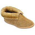 Women's Minnetonka Sheepskin Ankle Boot - Golden Tan Sheepskin