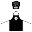 Pittsburgh Steelers NFL Barbeque Apron and Chefs Hat