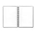TOPS 25431 Executive notebook, textured, leatherette, 10-1/2 x 8, black Image