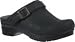 Women's Ingrid Clogs in Black Oiled Leather, by Sanita