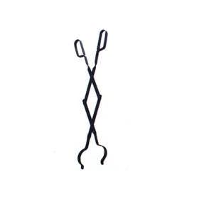 Homebasix 26" Fireplace Tongs, Black