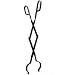Homebasix 26" Fireplace Tongs, Black