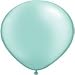 Qualatex 11 Round Pearl Mint Green Balloon (Multi-Pack 100)