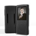 EASYi - New Sony Walkman S Series Black Silicone Case Cover & Sock Cover for New Sony Walkman S NWZS765 2011 Model