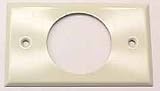 IEC Wall Plate Ivory 2 In Hole1M01