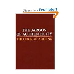 The Jargon of Authenticity