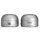 IHOME Rechargeable Mini Speakers for iPods (Silver)