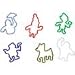 Rudolph The Red Nosed Reindeer Silly Bandz 24 Pack